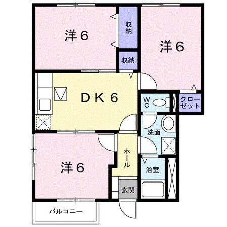 箕島駅 徒歩9分 1階の物件間取画像